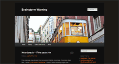 Desktop Screenshot of brainstormwarning.org