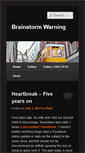 Mobile Screenshot of brainstormwarning.org